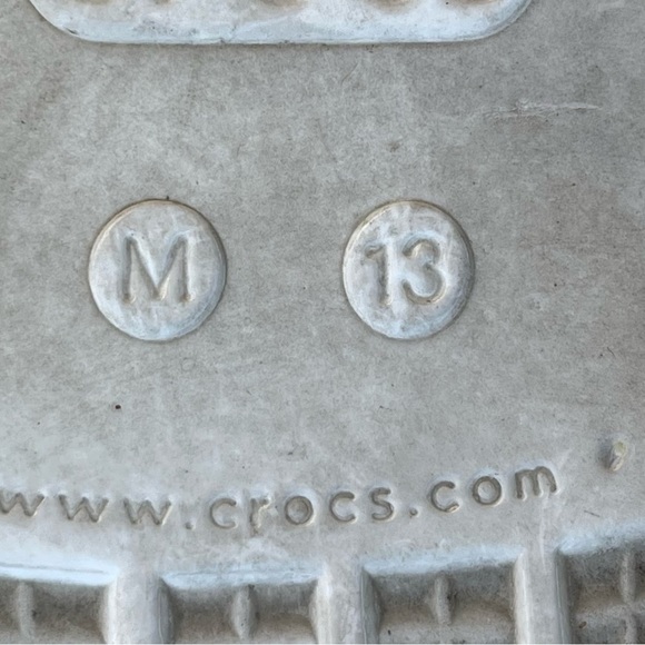 CROCS CLASSIC FESTIVAL VIBES SANDALS slides WHITE limited edition size 13 - Picture 5 of 6